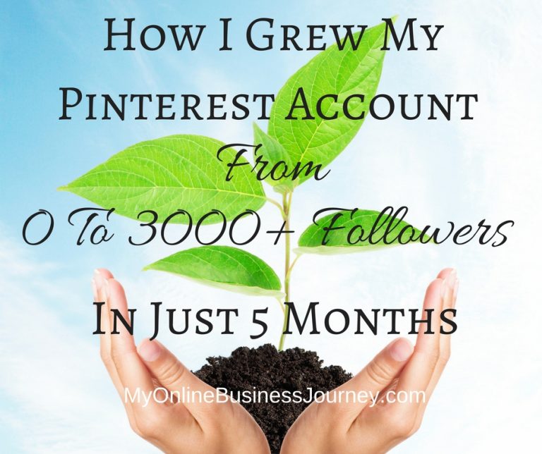 Would you like getting more followers on Pinterest? Learn how I gained more than 3000 followers in 5 monhts!