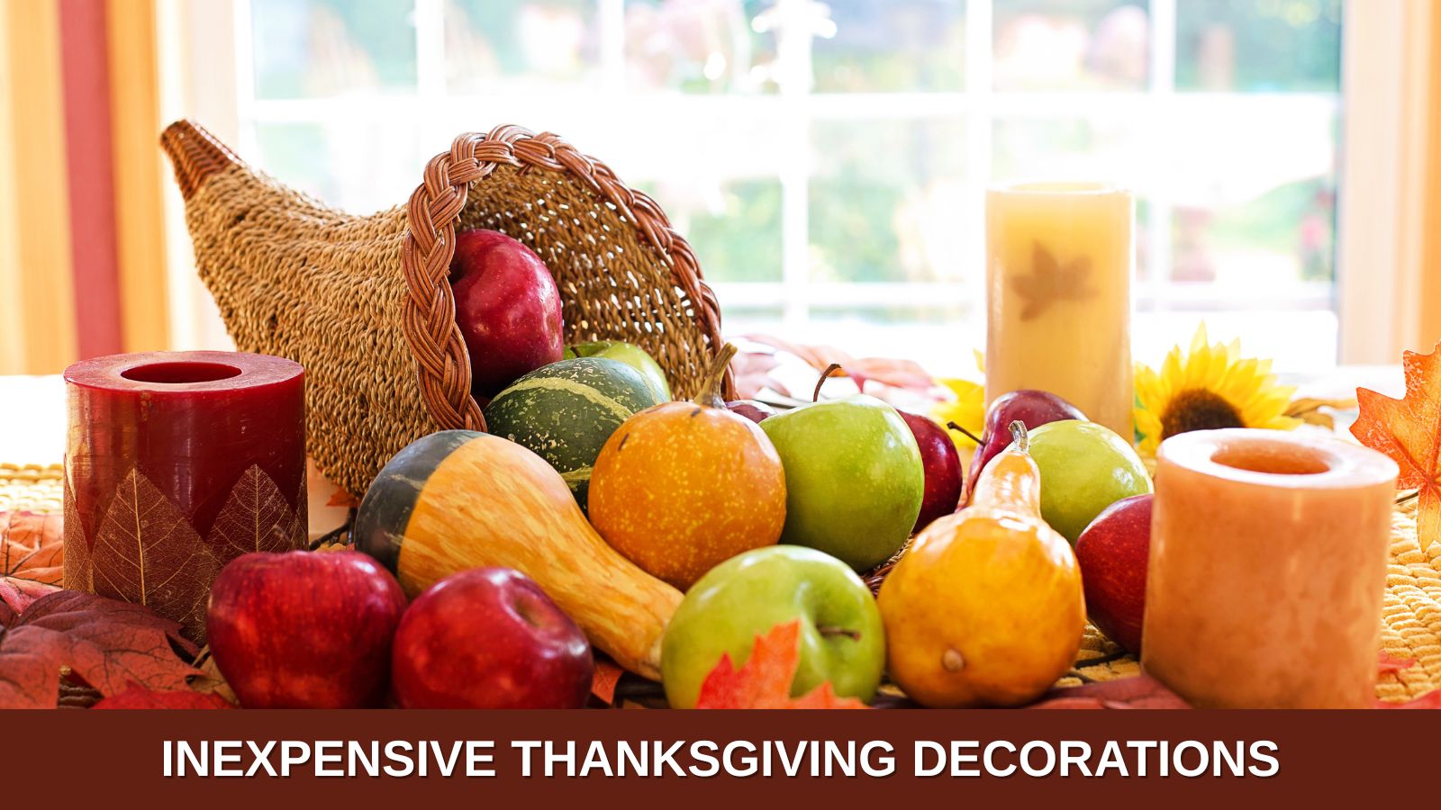 inexpensive Thanksgiving decorations.