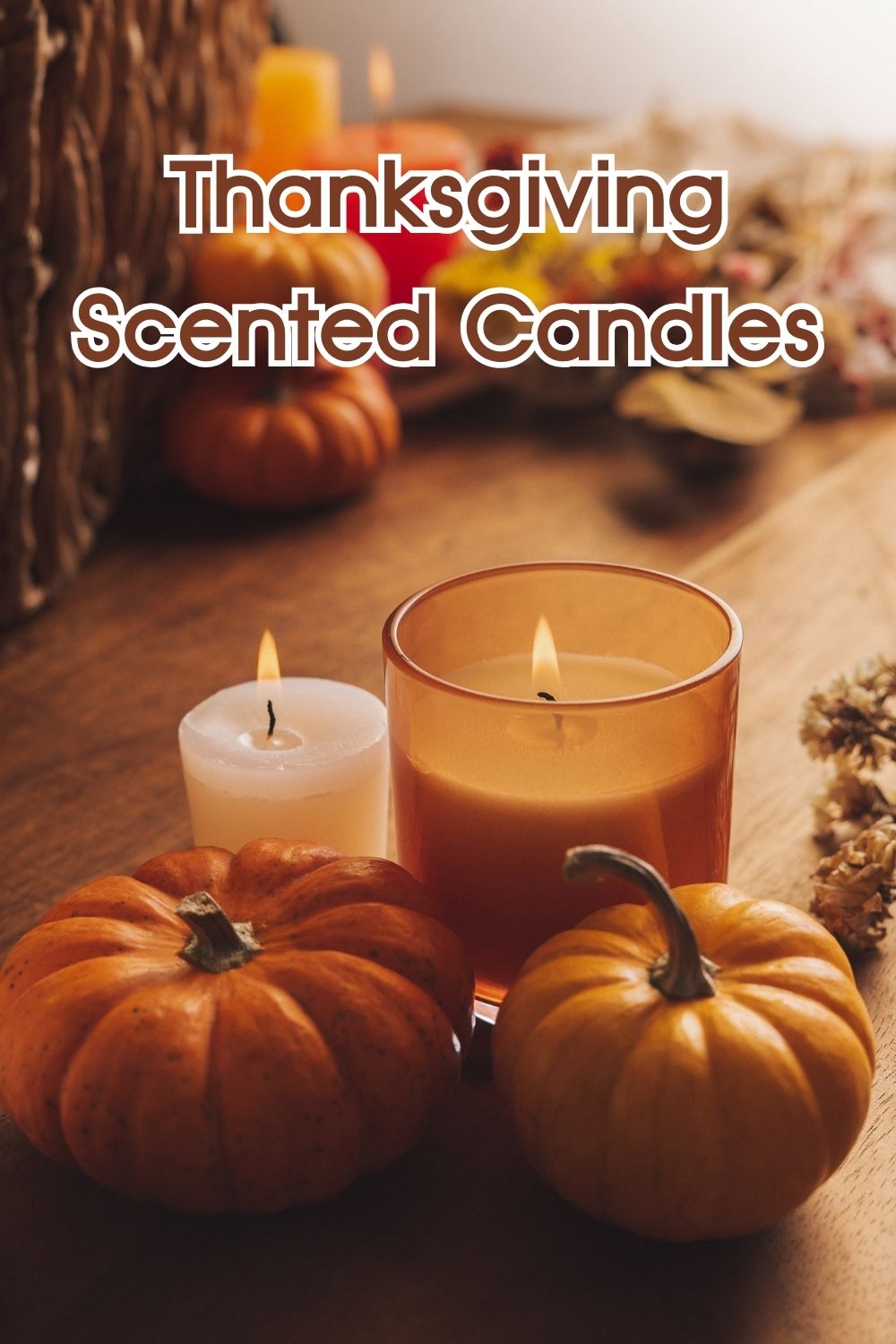 Thanksgiving scented candles