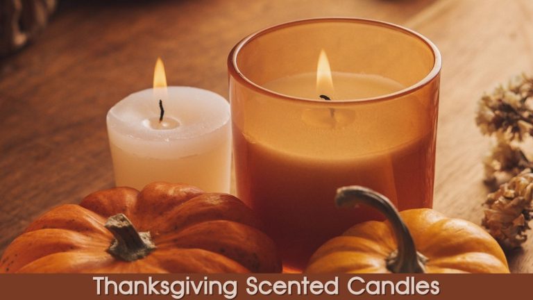Yummy smelling Thanksgiving scented candles.