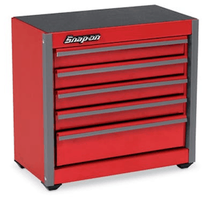 Red tool box illustrating salespeople need to keep their sales tools organized