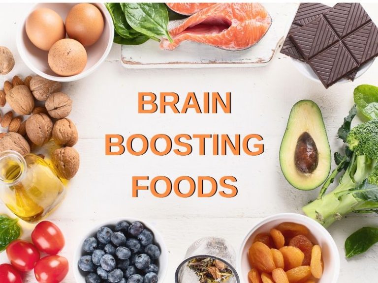 Display of brain boosting foods