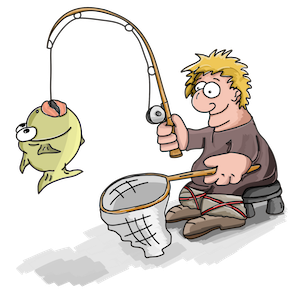 Sales is like fishing: follow the process to catch the big one