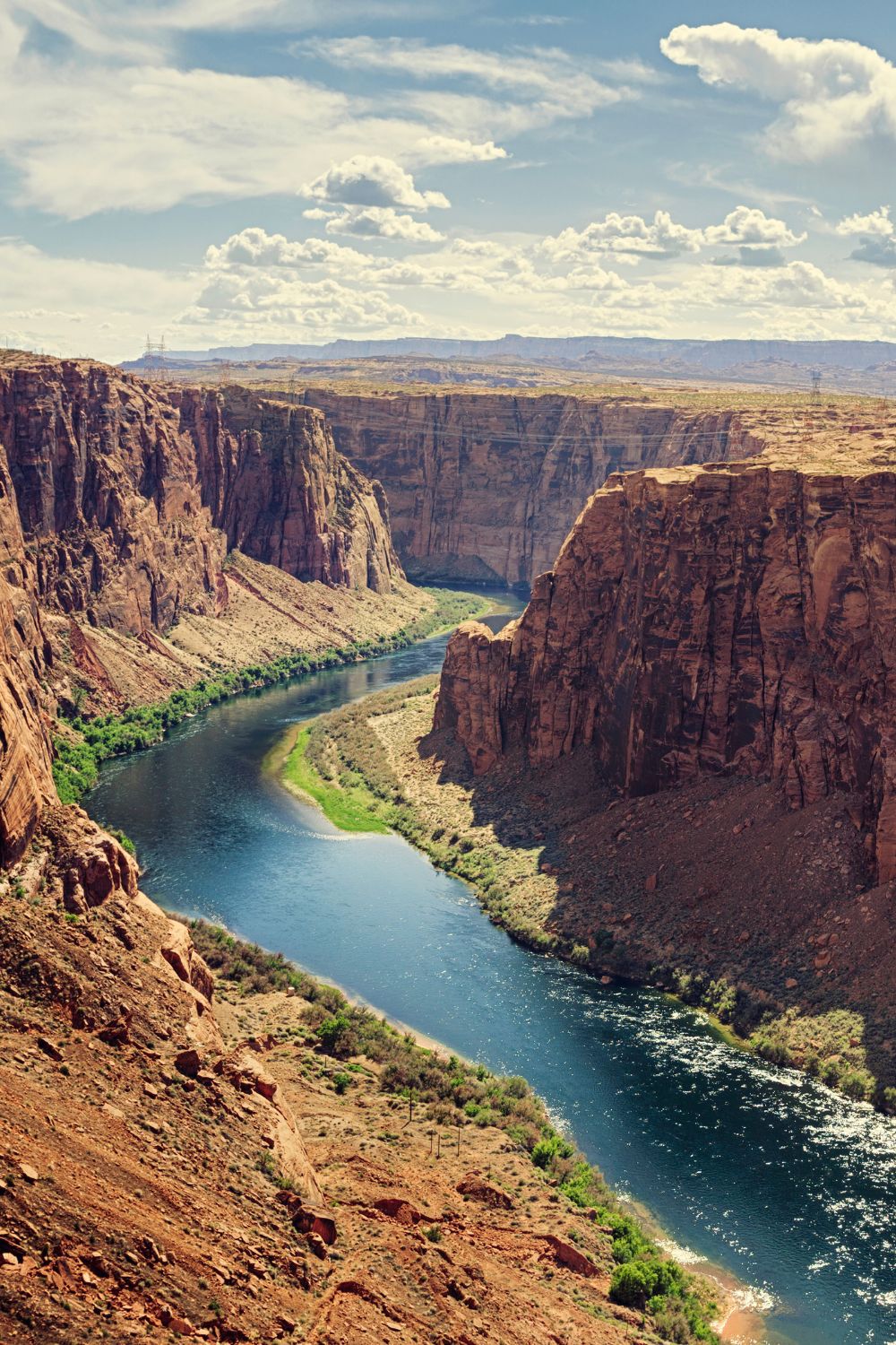 Colorado River flowing through the Grand Canyon