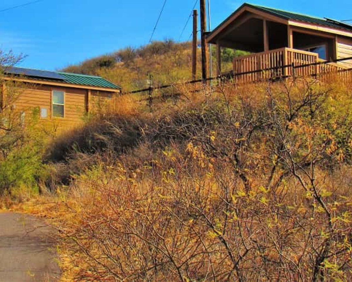 Patagonia cabins.