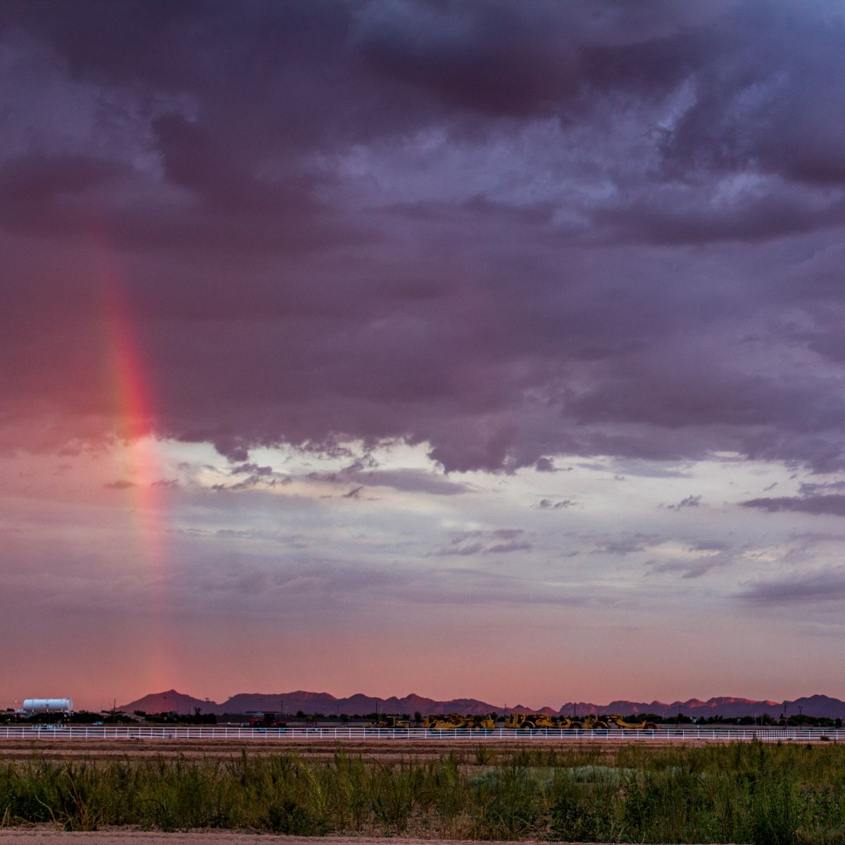 monsoon sunset.