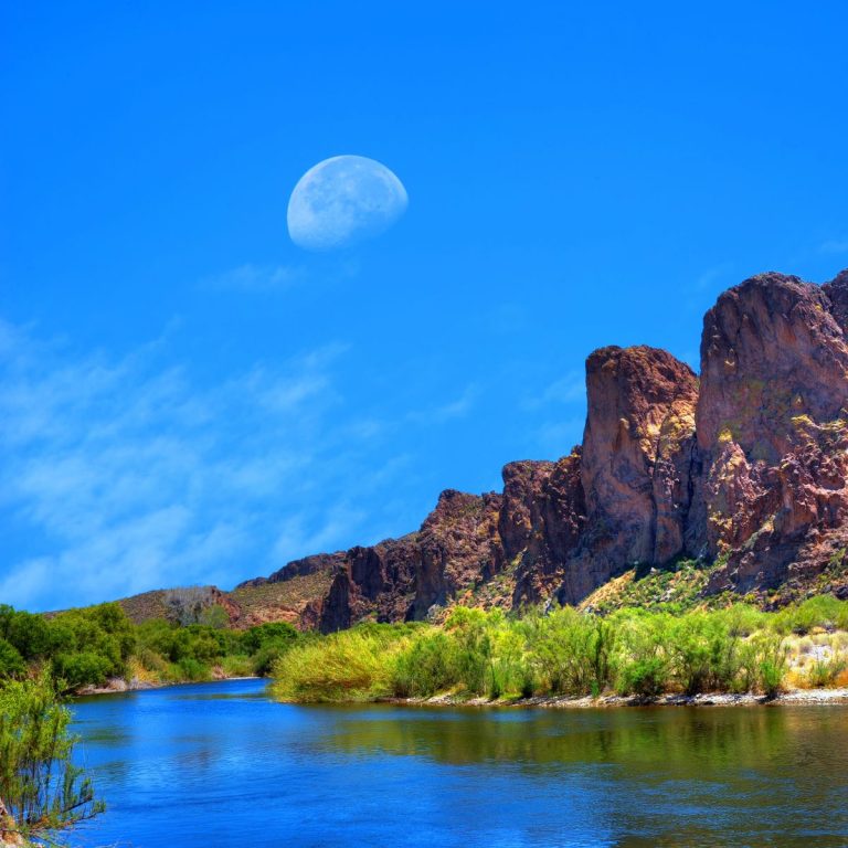 peaceful river scene.