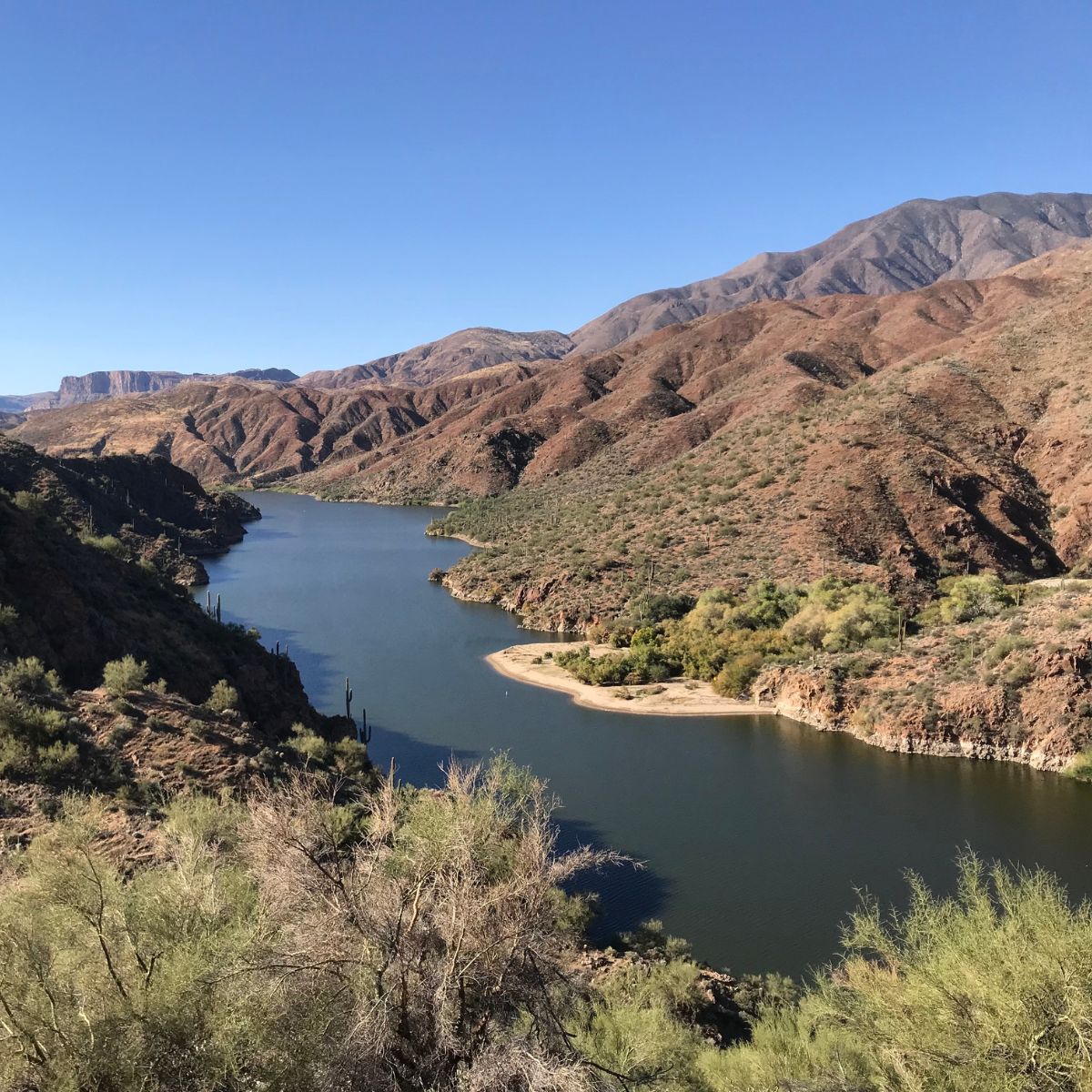 Salt River in Arizona near Roosevelt.